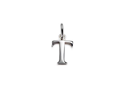 Rhodium Plated | Alphabet Pendants
